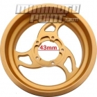 Cerchio ricavato dal pieno per Mozzo da 43mm per DM e GRC