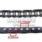 Catena passo T8F  8mm per MiniCross / Miniquad